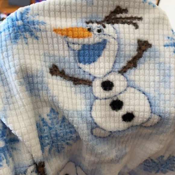Disney Frozen Olaf Kids Two Set Cozy Pajamas Size Medium - Picture 6 of 6